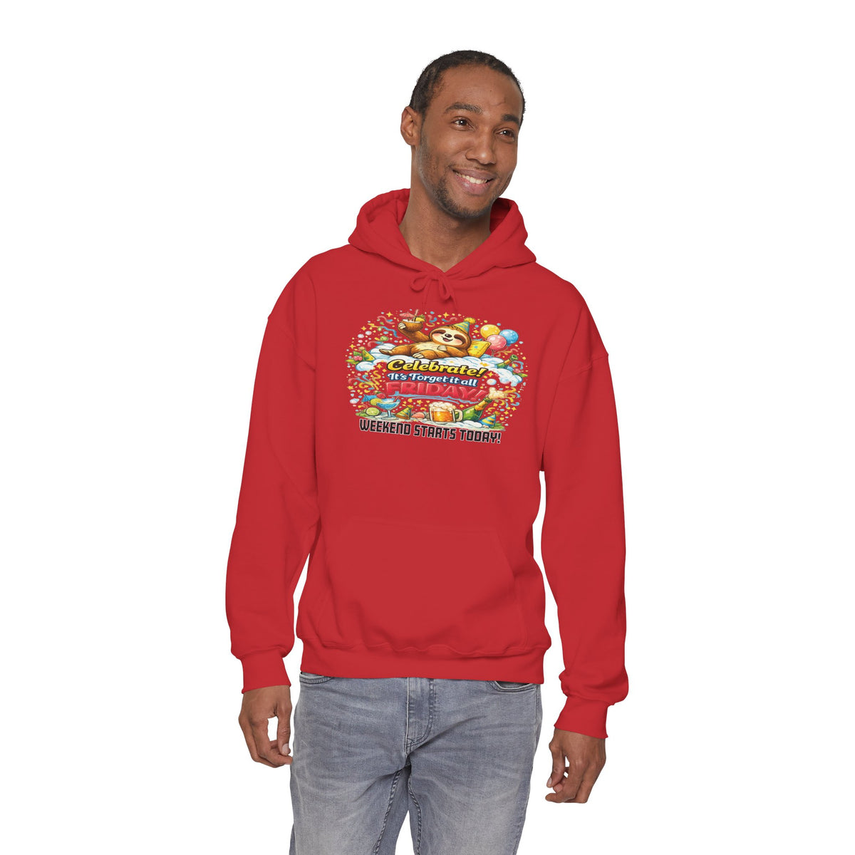 Friday - Procrastination Sloth Series Hoodie