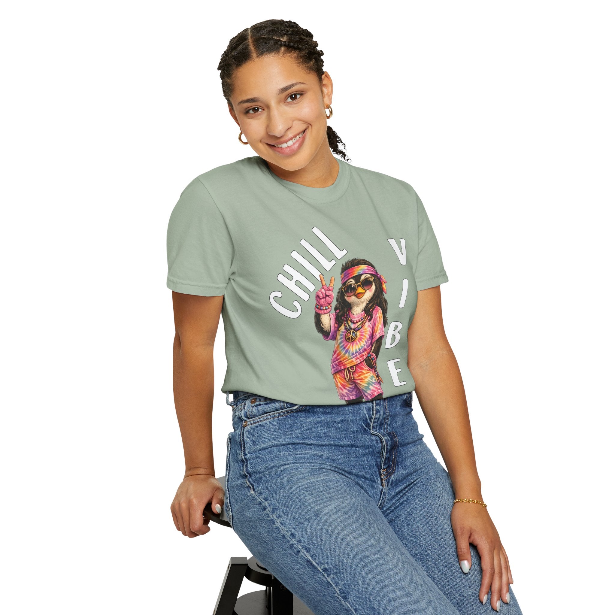 Chill Vibes Girl T-shirt - Penguin Series