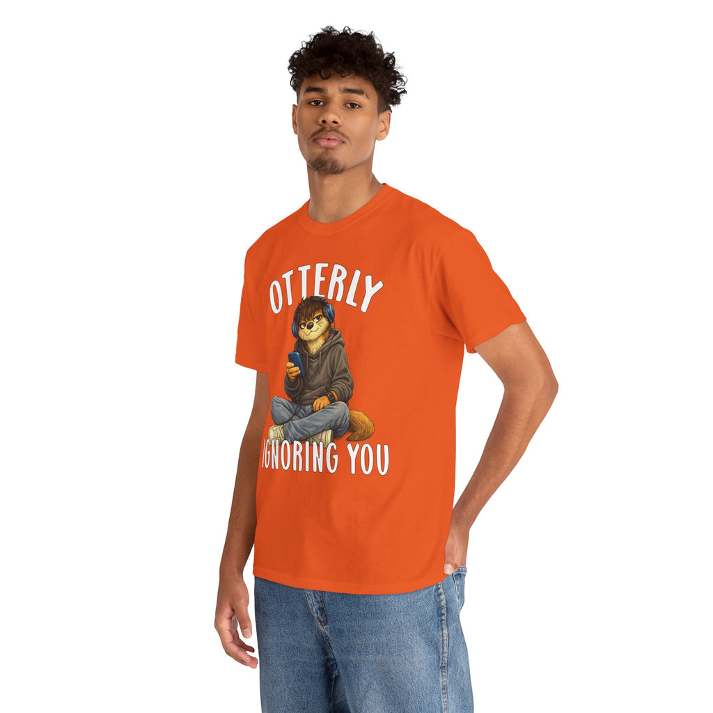 "Otterly Ignoring You" Teen Boy Tee - Otter Series