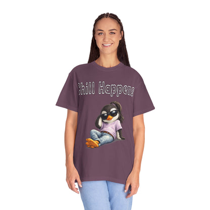 "Chill Happens" T-shirt Penguin Series