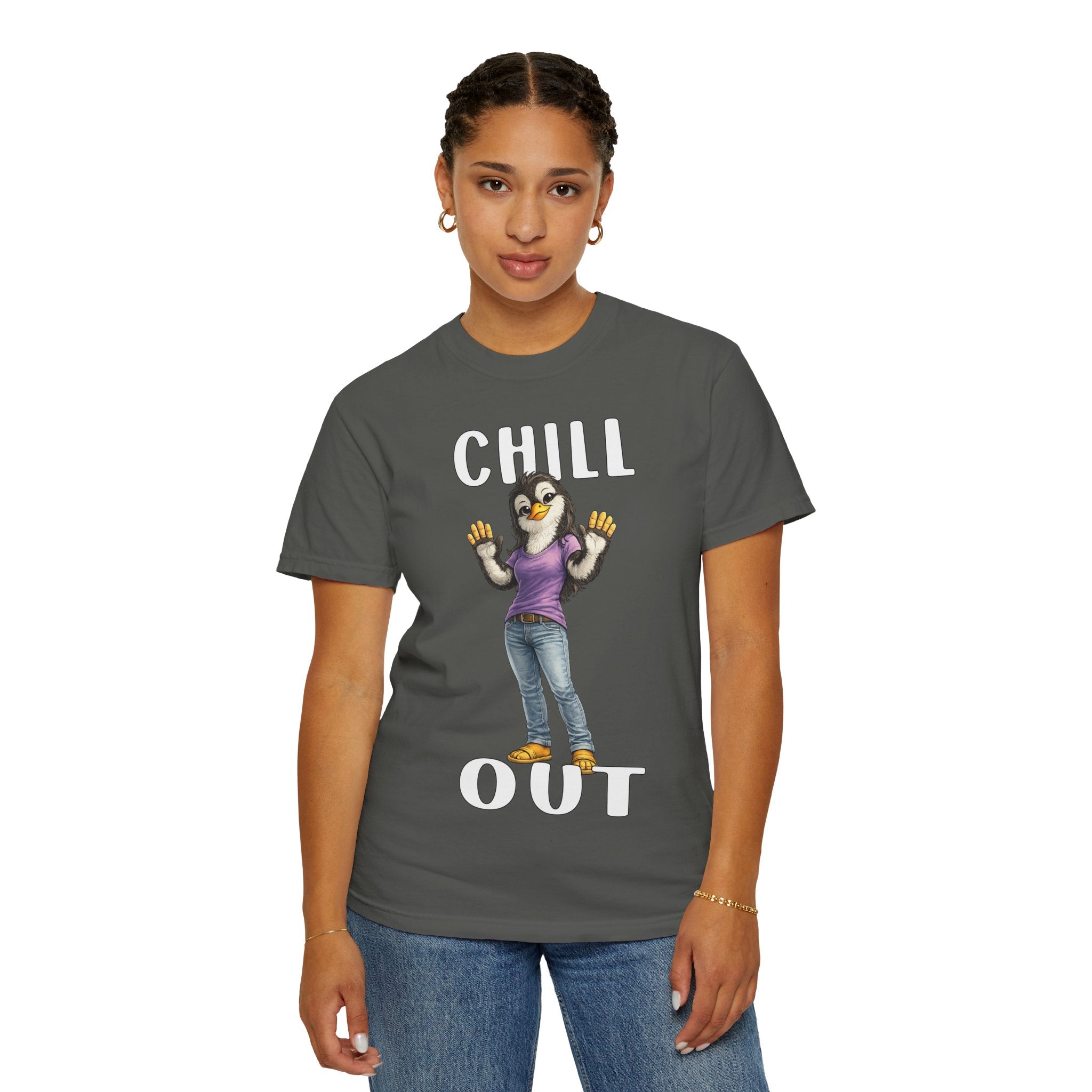 Chill Out Girl T-shirt - Penguin Series