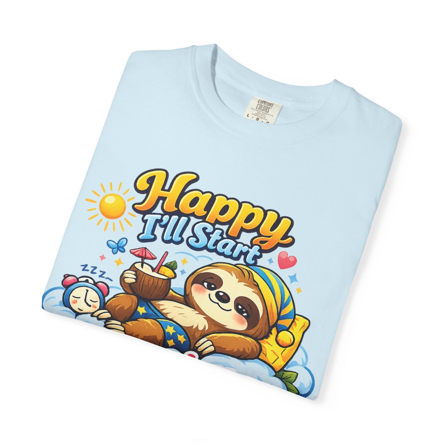 Sunday - Procrastination Sloth Series T-shirt