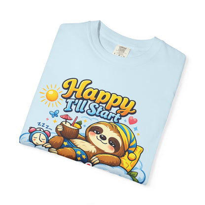 Sunday - Procrastination Sloth Series T-shirt