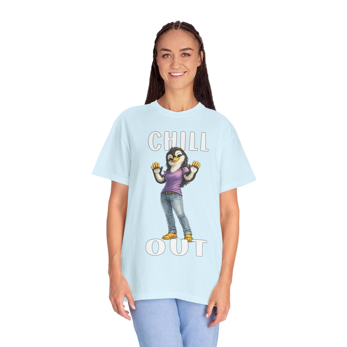 Chill Out Girl T-shirt - Penguin Series