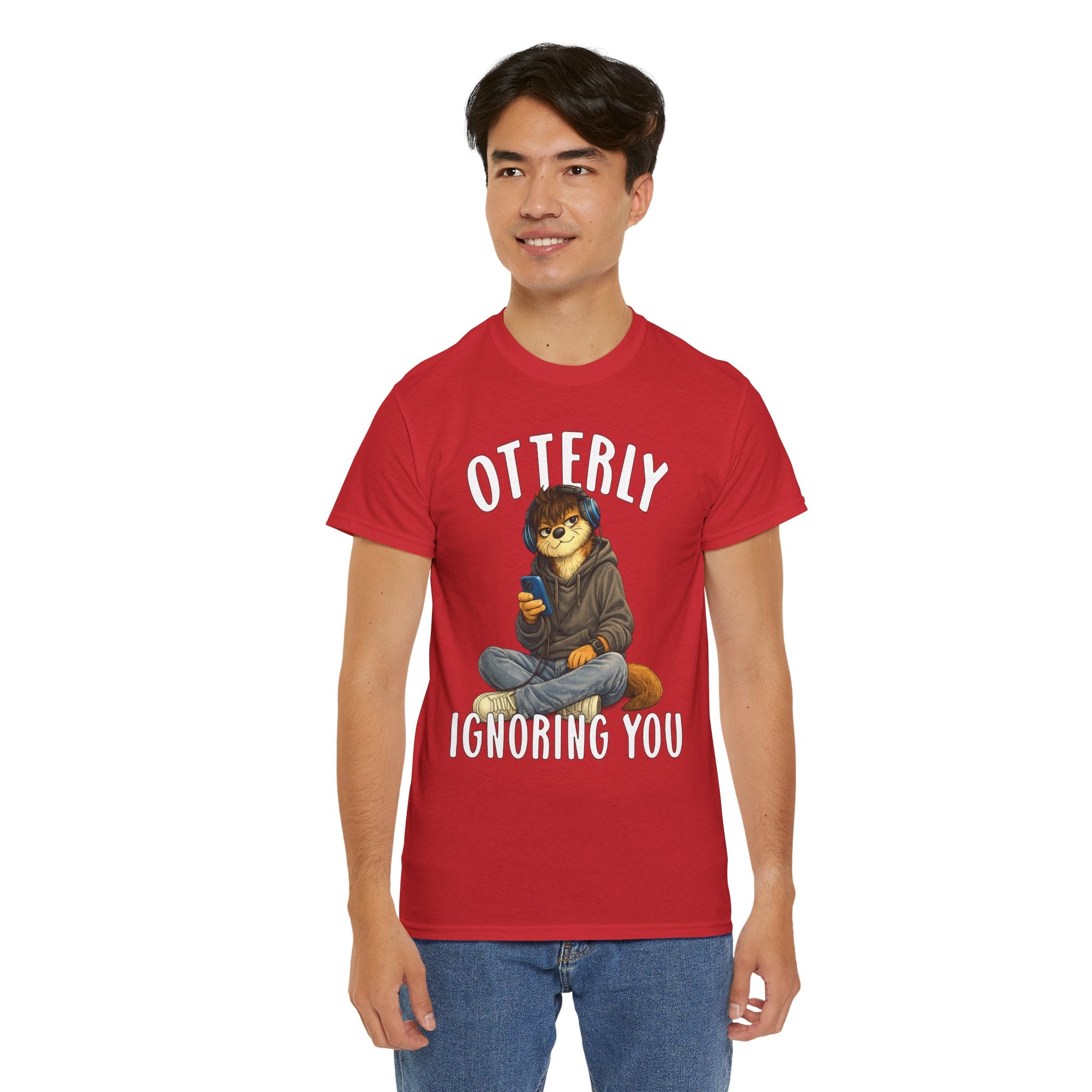 "Otterly Ignoring You" Teen Boy Tee - Otter Series