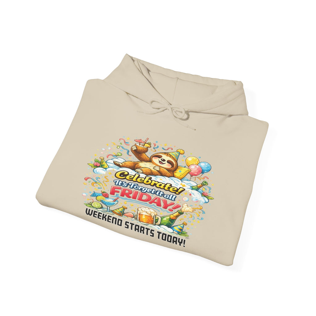Friday - Procrastination Sloth Series Hoodie