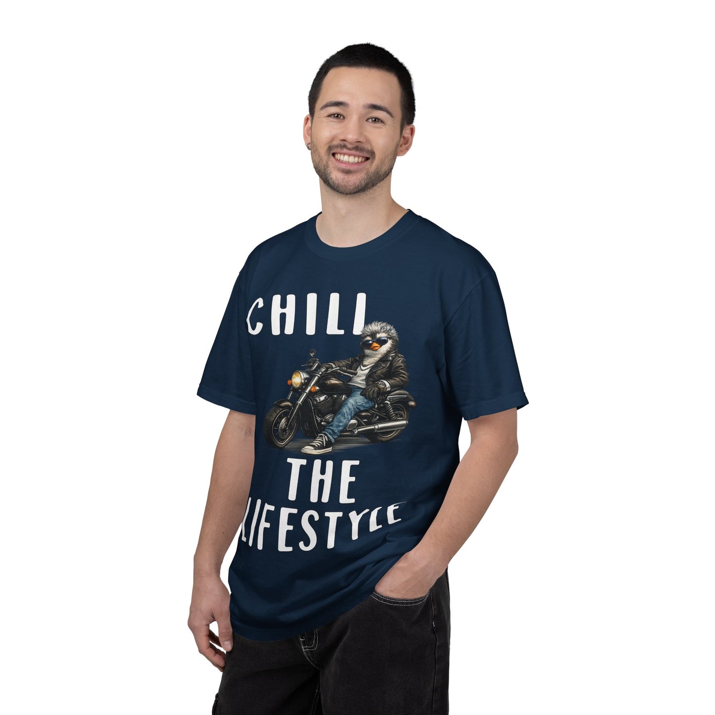 Chill The Lifestyle Grandpa T-shirt -  Penguin Series