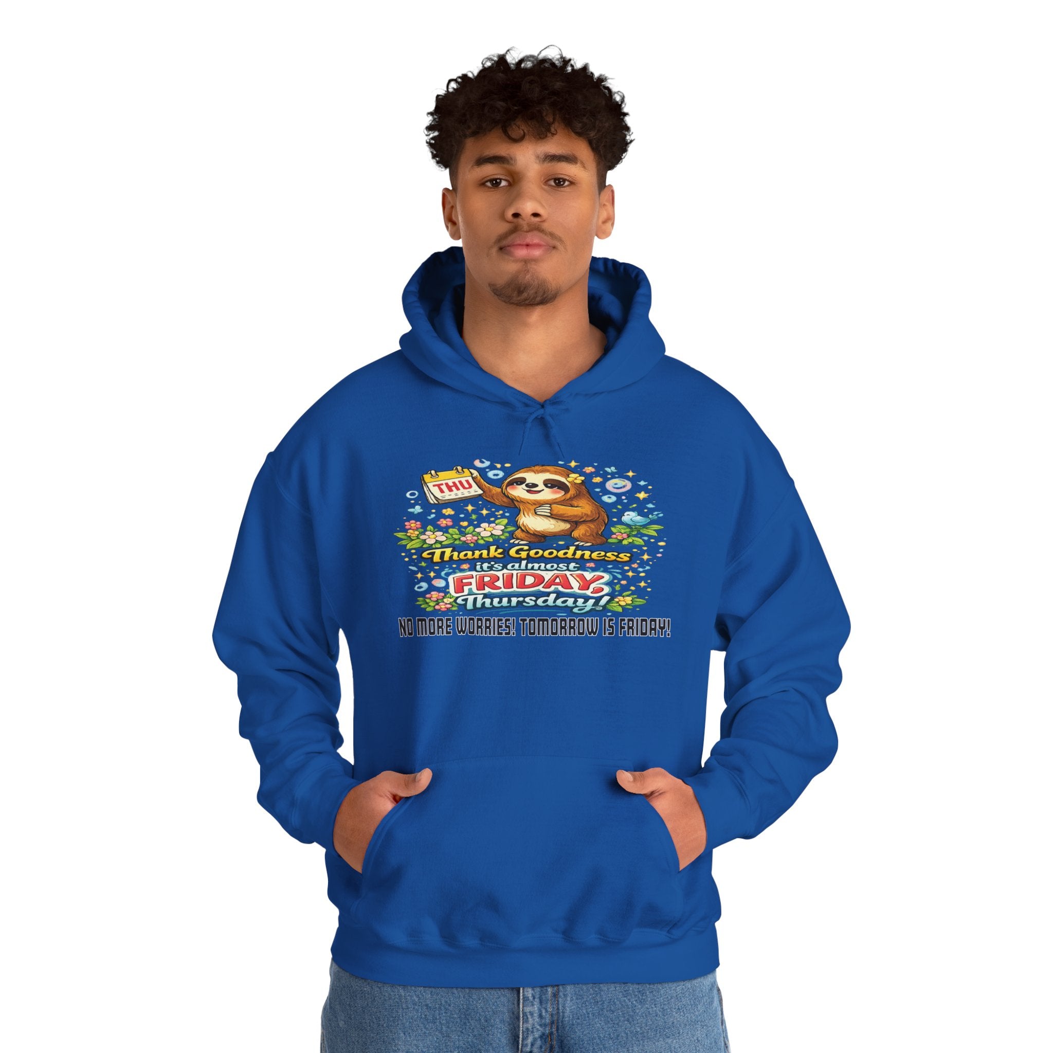 Thursday - Procrastination Sloth Series Hoodie
