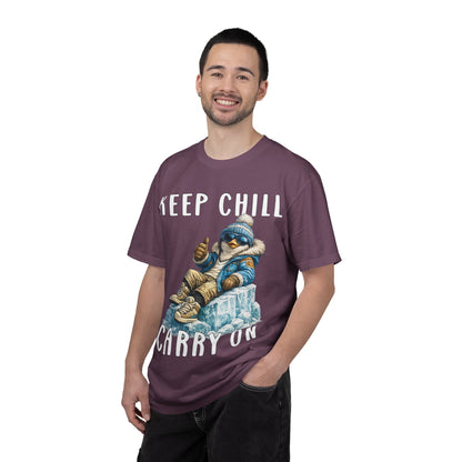 Keep Chill Carry On Boy T-shirt - Penguin Series