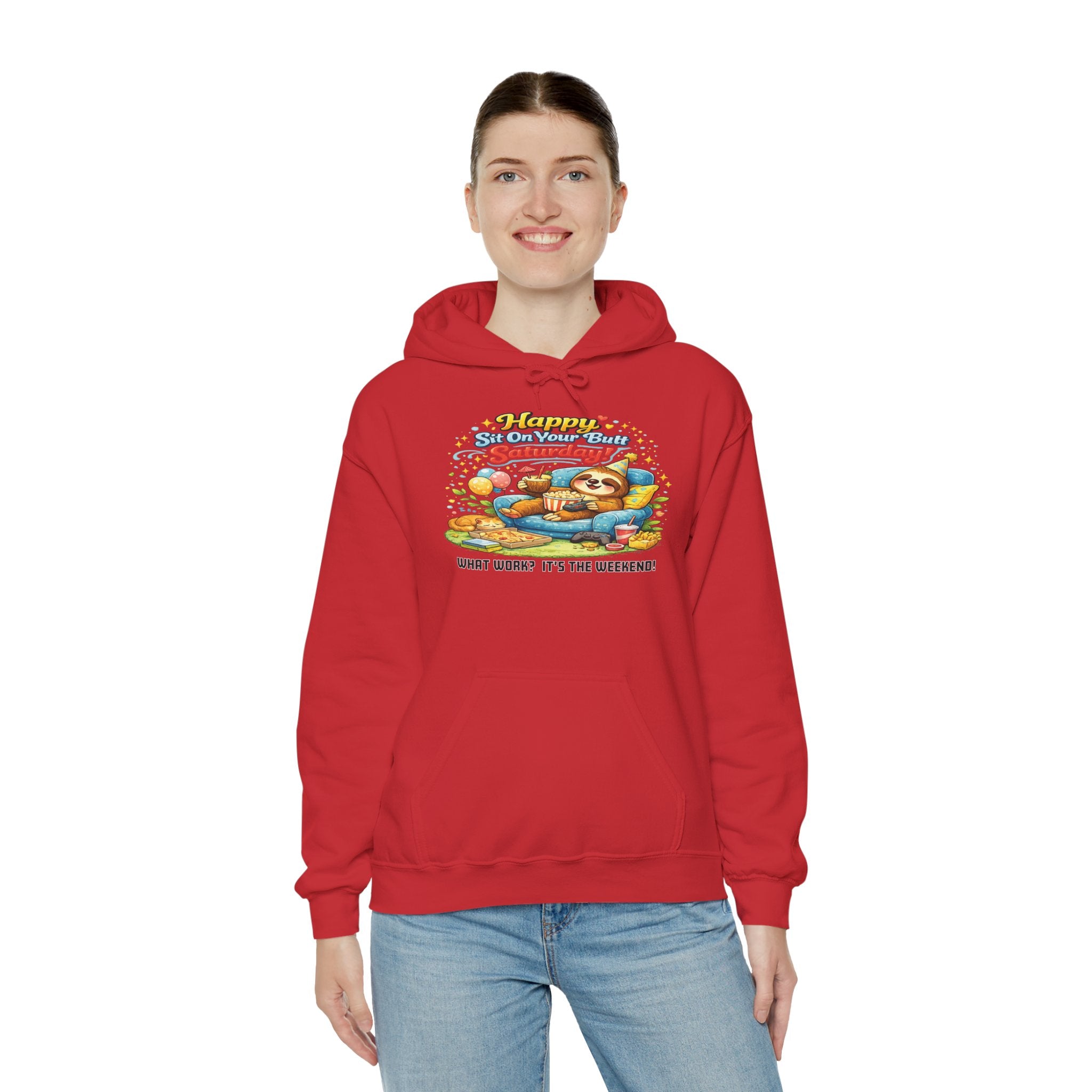 Saturday - Procrastination Sloth Series Hoodie