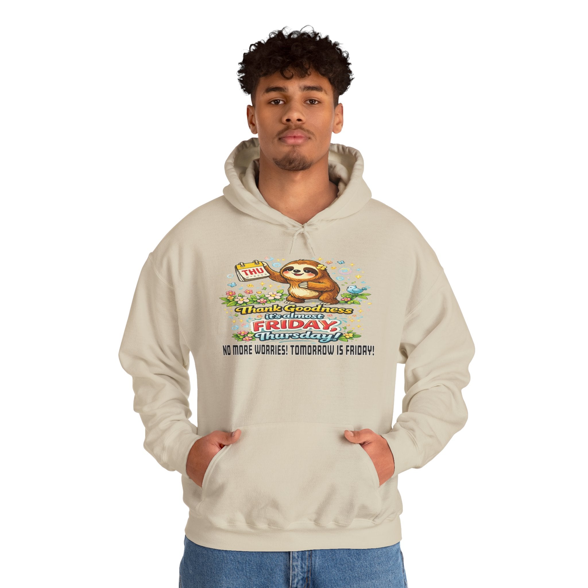 Thursday - Procrastination Sloth Series Hoodie