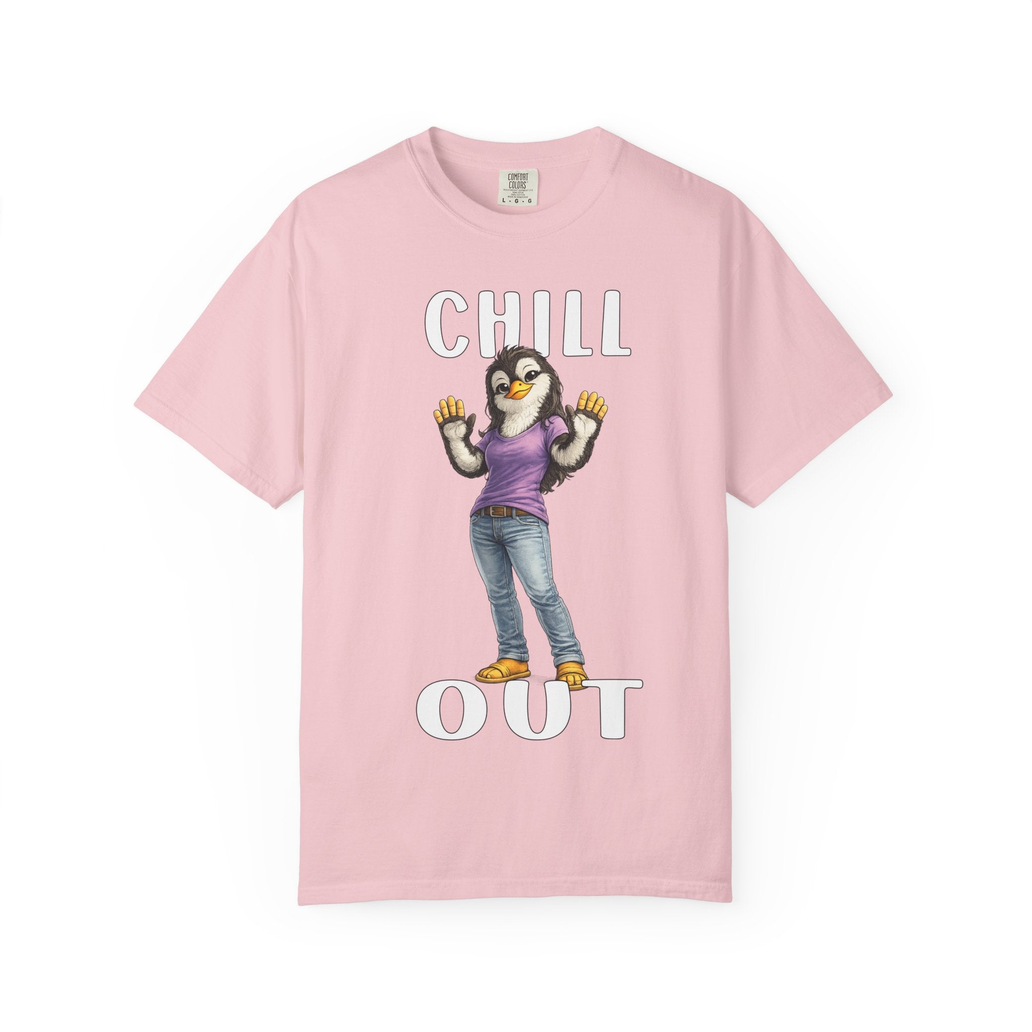 Chill Out Girl T-shirt - Penguin Series