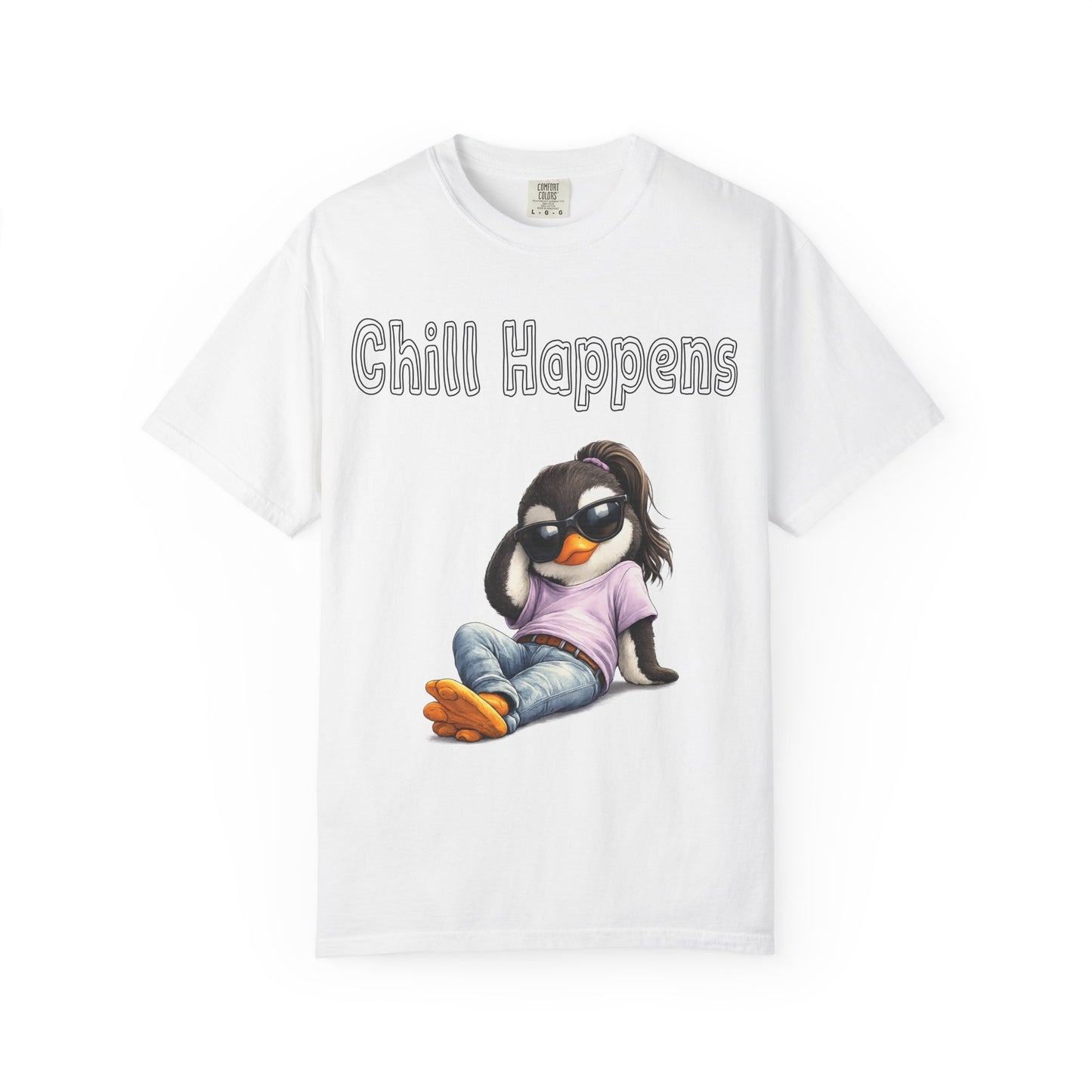 "Chill Happens" T-shirt Penguin Series