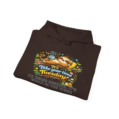 Tuesday - Procrastination Sloth Series Hoodie