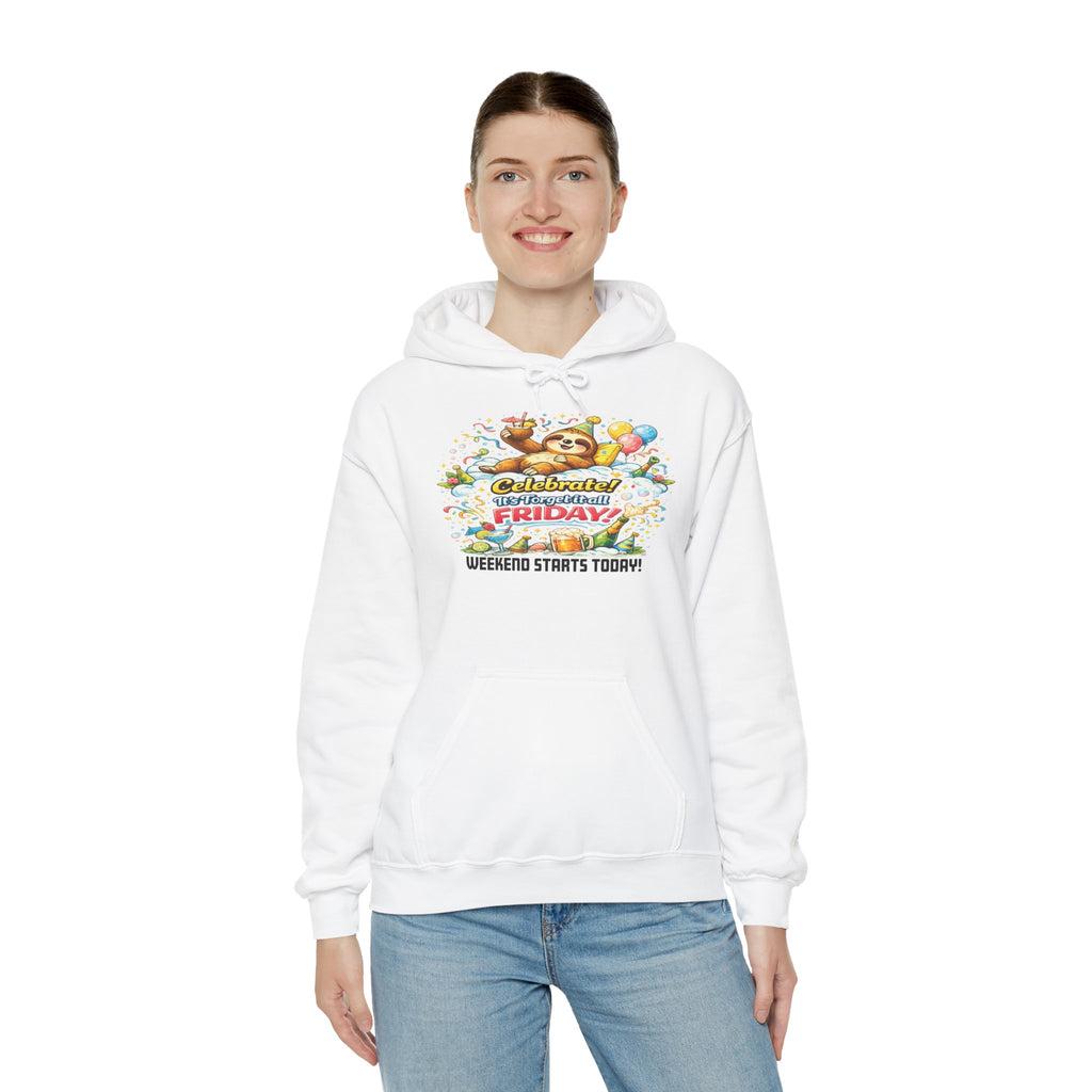 Friday - Procrastination Sloth Series Hoodie