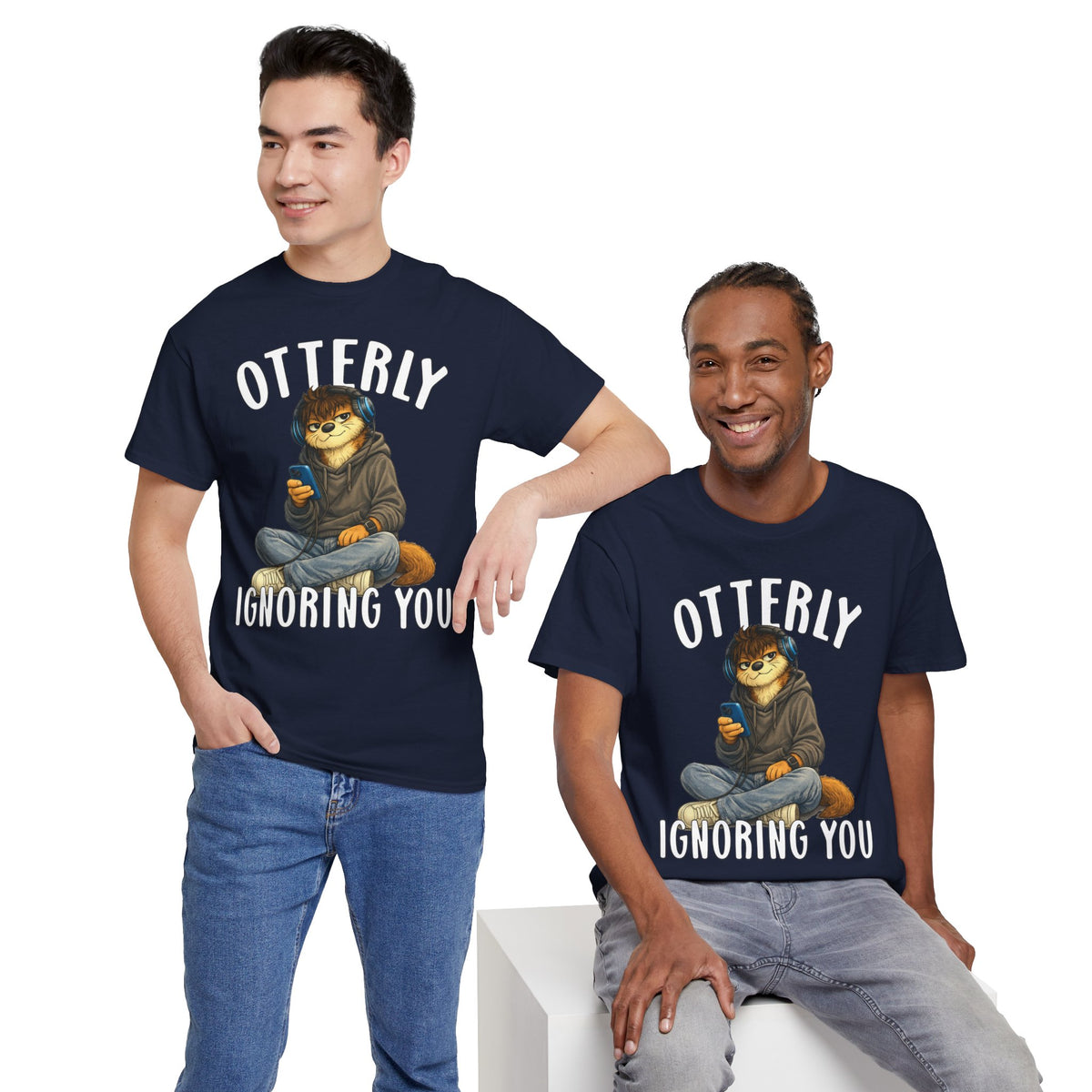"Otterly Ignoring You" Teen Boy Tee - Otter Series