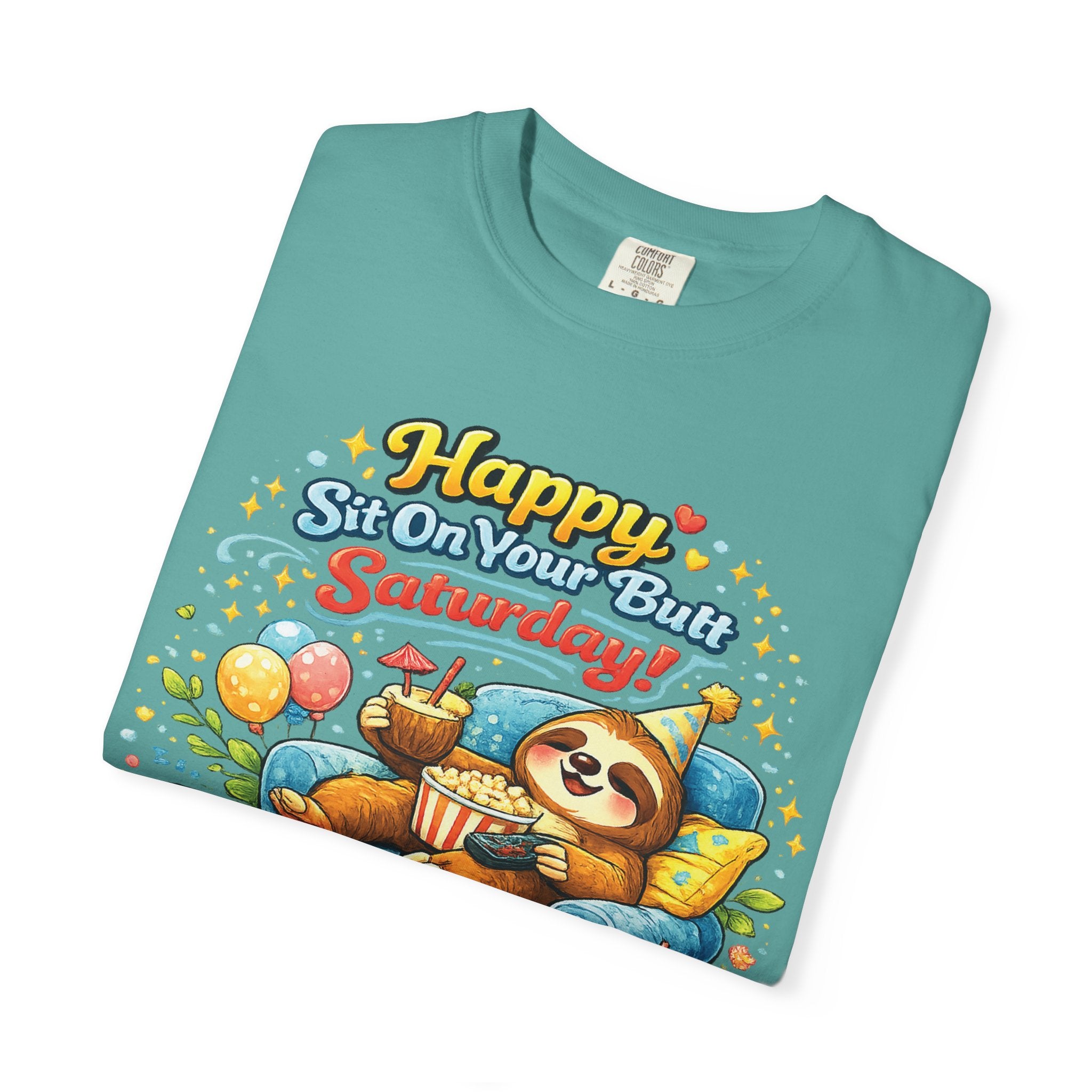 Saturday - Procrastination Sloth Series T-shirt