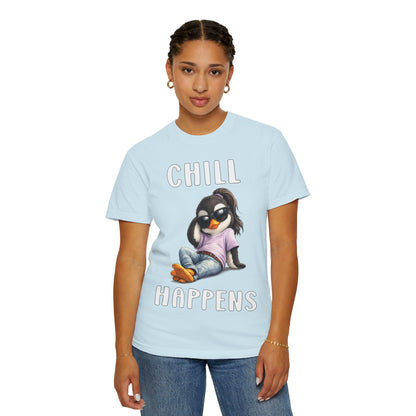 Chill Happens Girl T-shirt - Penguin Series