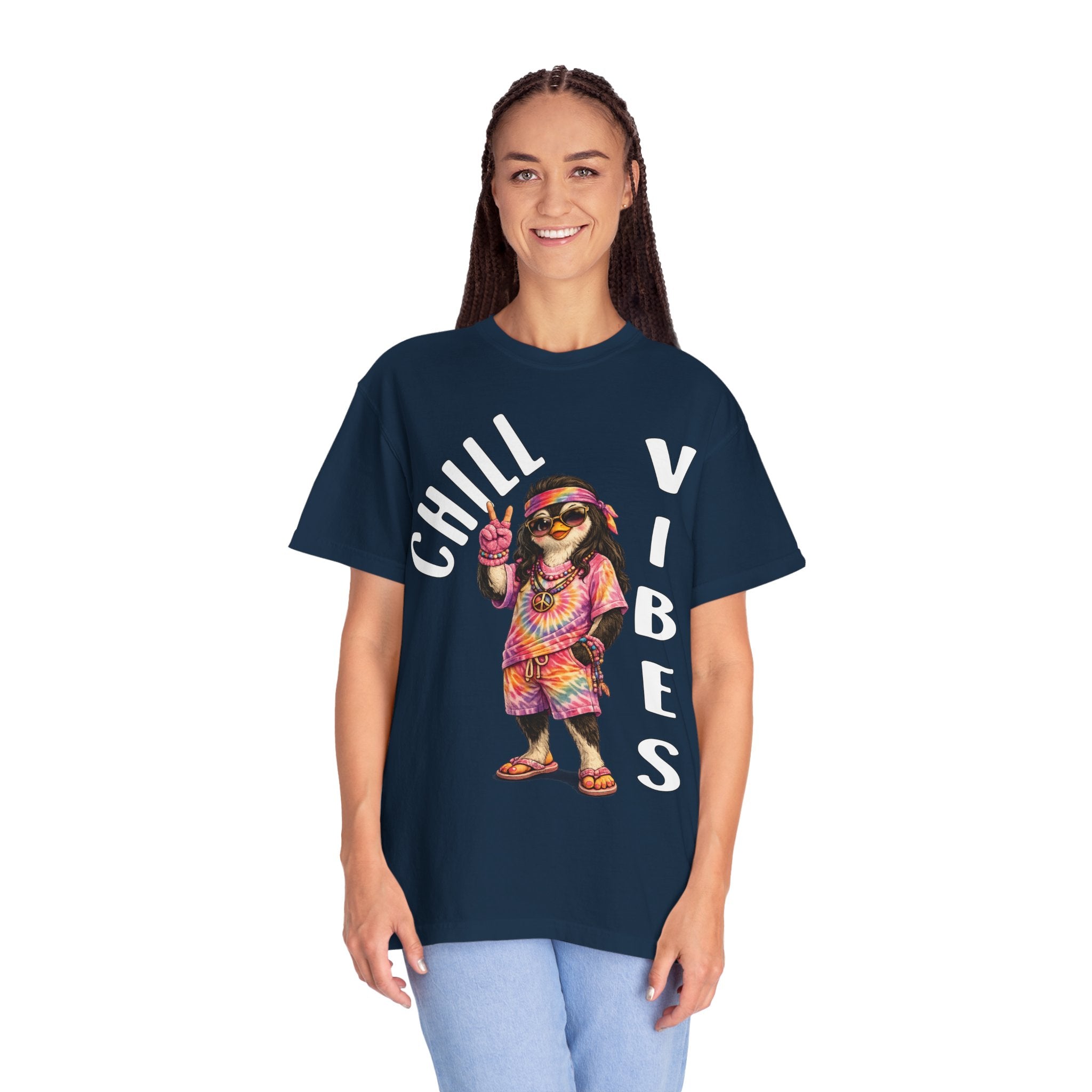 Chill Vibes Girl T-shirt - Penguin Series