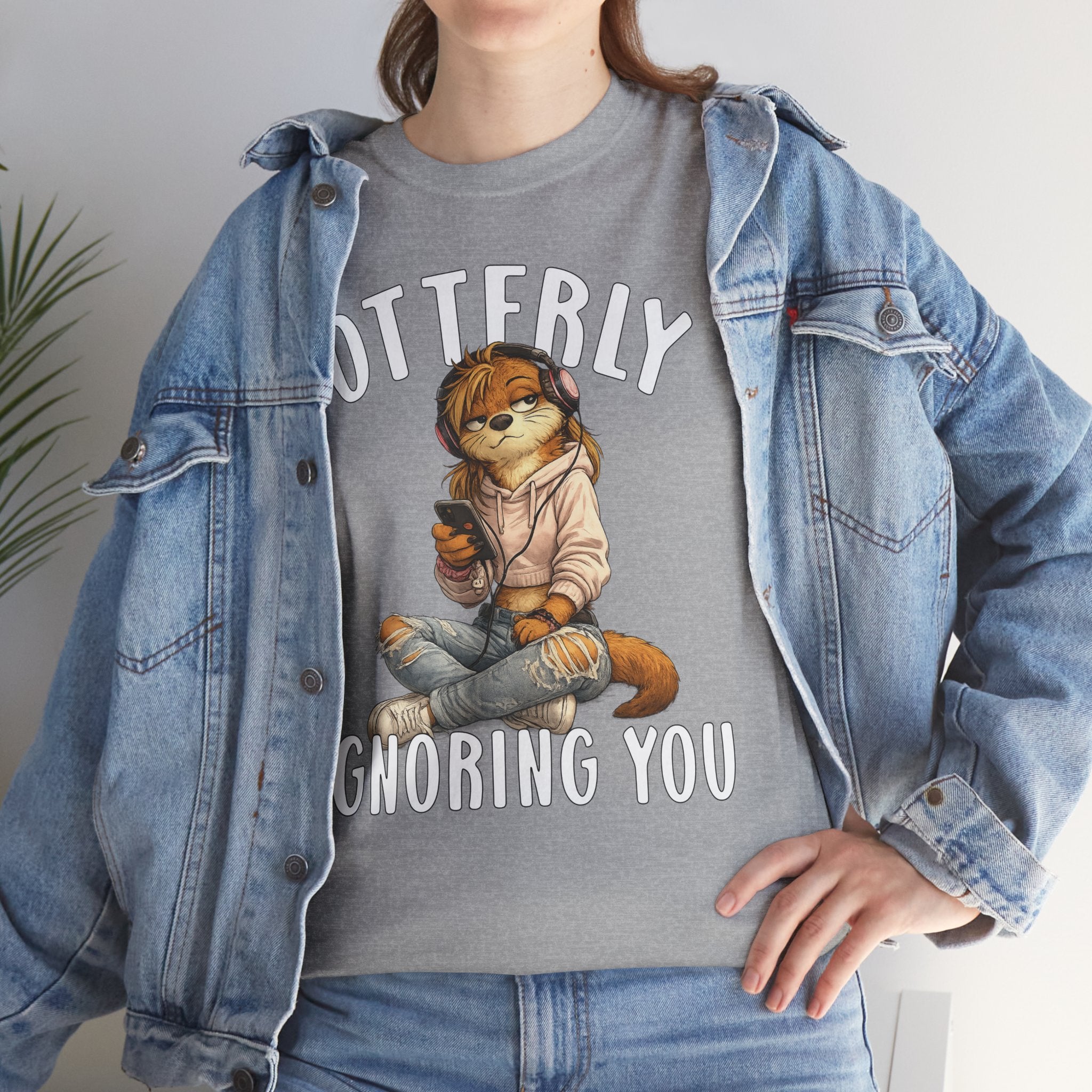 "Otterly Ignoring You" TeenGirl Tee - Otter Series