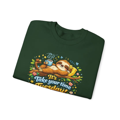 Tuesday - Procrastination Sloth Series Sweatshirt