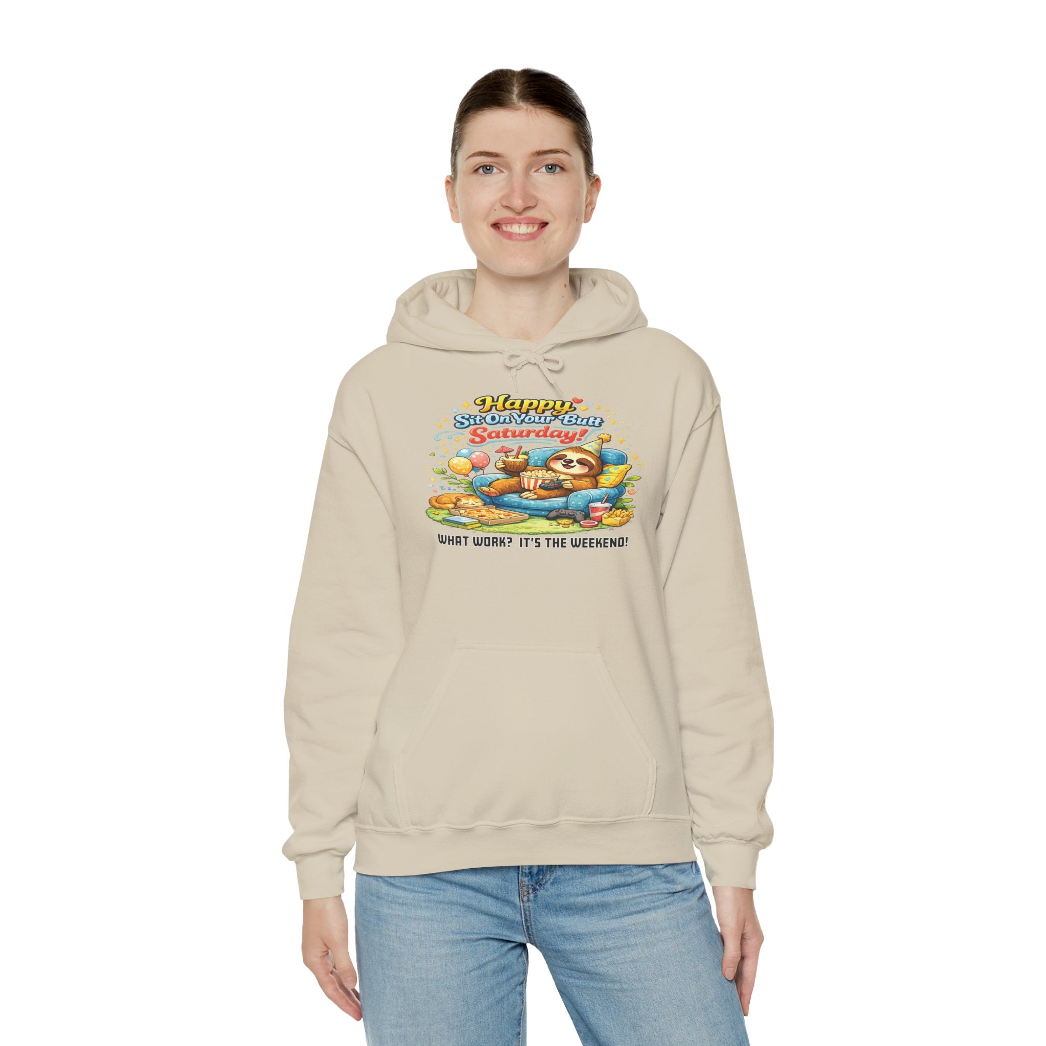 Saturday - Procrastination Sloth Series Hoodie