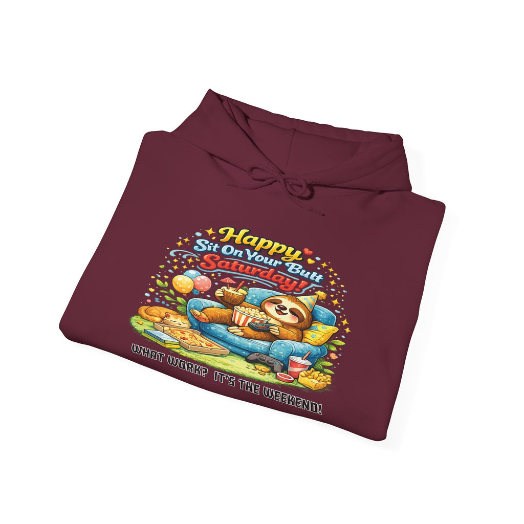 Saturday - Procrastination Sloth Series Hoodie