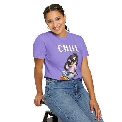 Chill Happens Girl T-shirt - Penguin Series