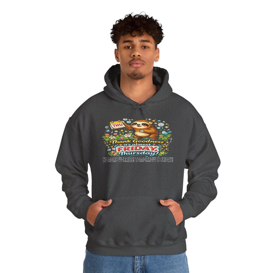 Thursday - Procrastination Sloth Series Hoodie