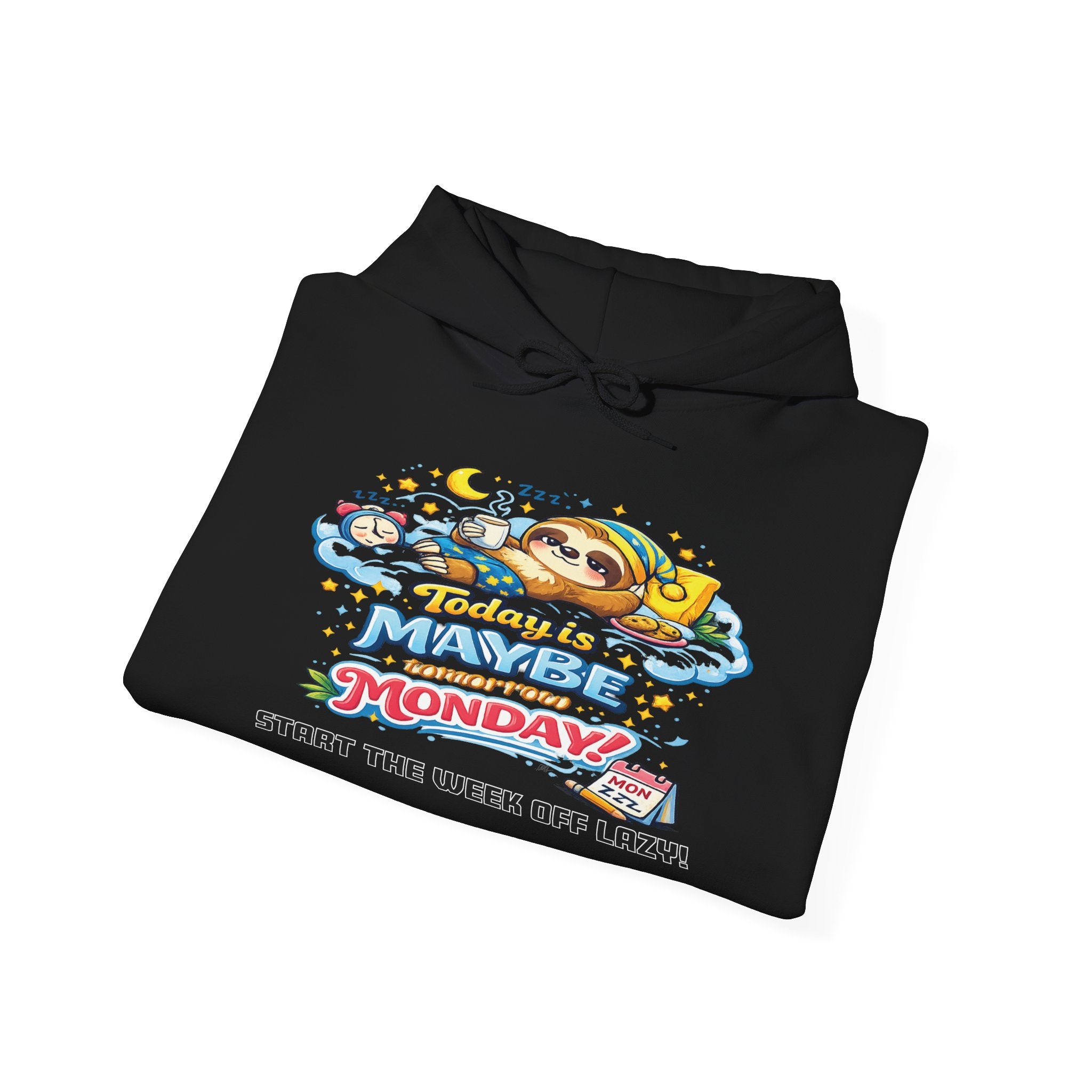 Monday - Procrastination Sloth Series Hoodie