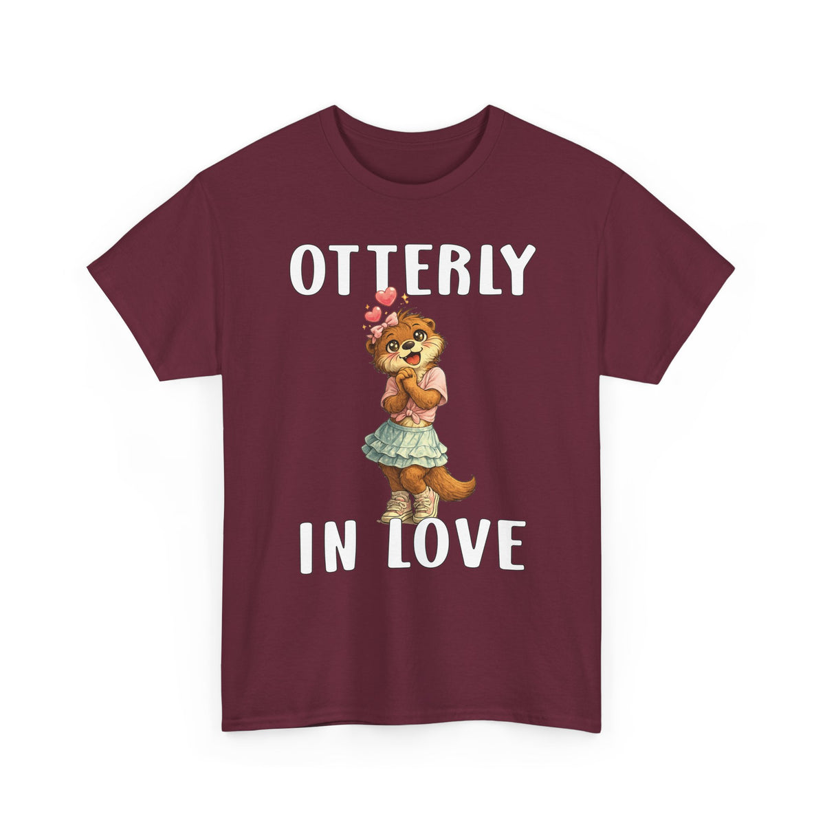 "Otterly In Love" Girl Tee - Otter Series
