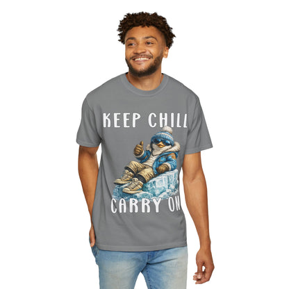 Keep Chill Carry On Boy T-shirt - Penguin Series