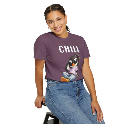 Chill Happens Girl T-shirt - Penguin Series
