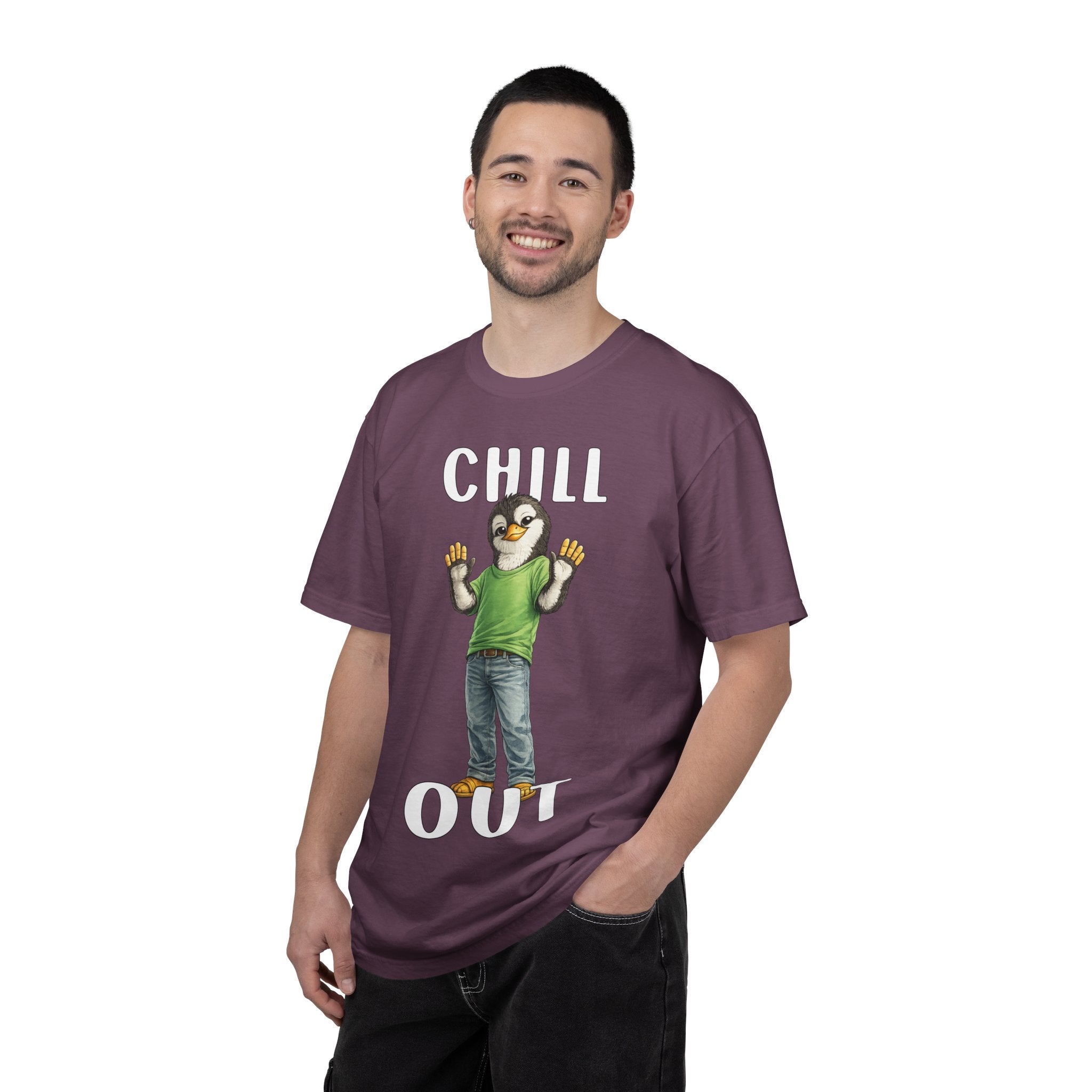 Chill Out Boy T-shirt - Penguin Series