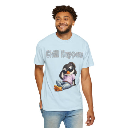 "Chill Happens" T-shirt Penguin Series