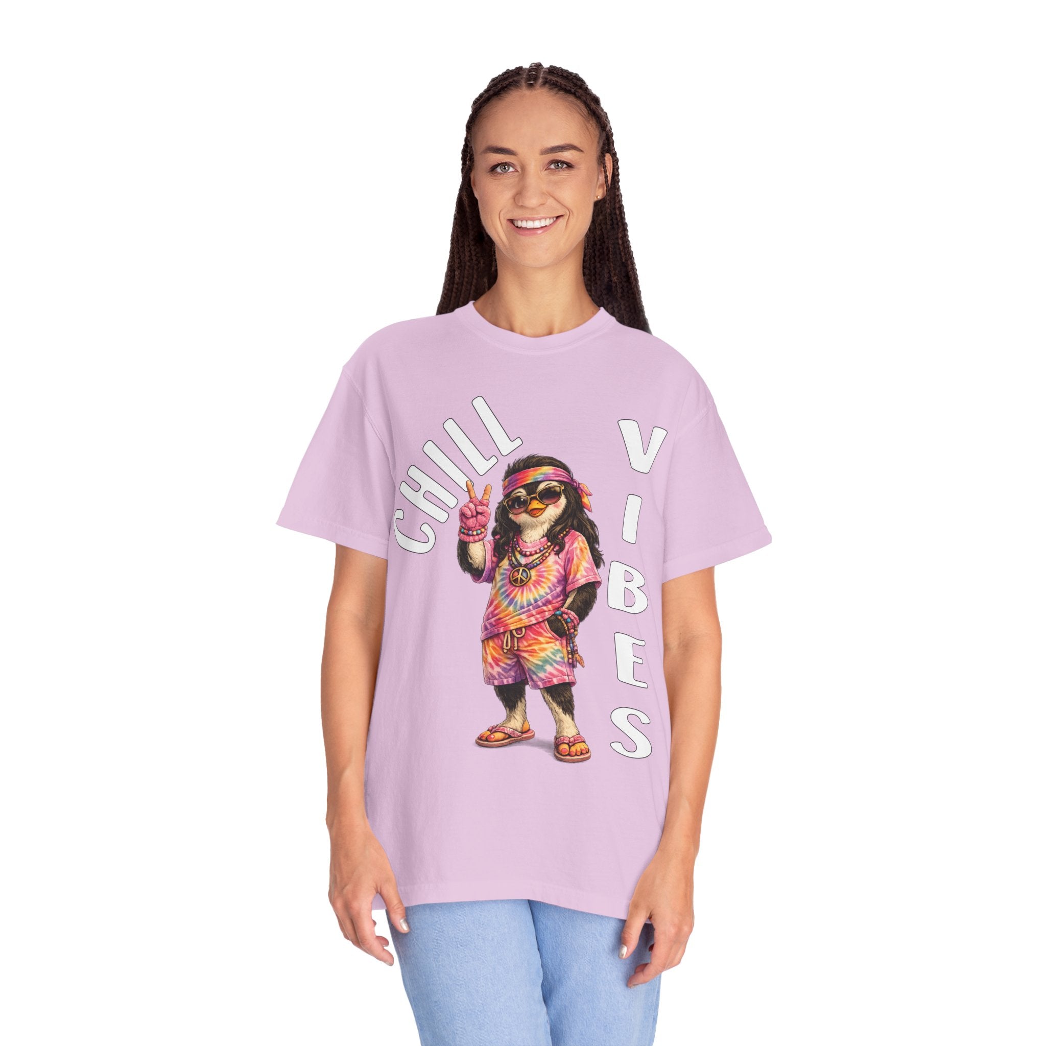Chill Vibes Girl T-shirt - Penguin Series