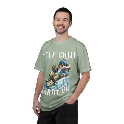 Keep Chill Carry On Boy T-shirt - Penguin Series