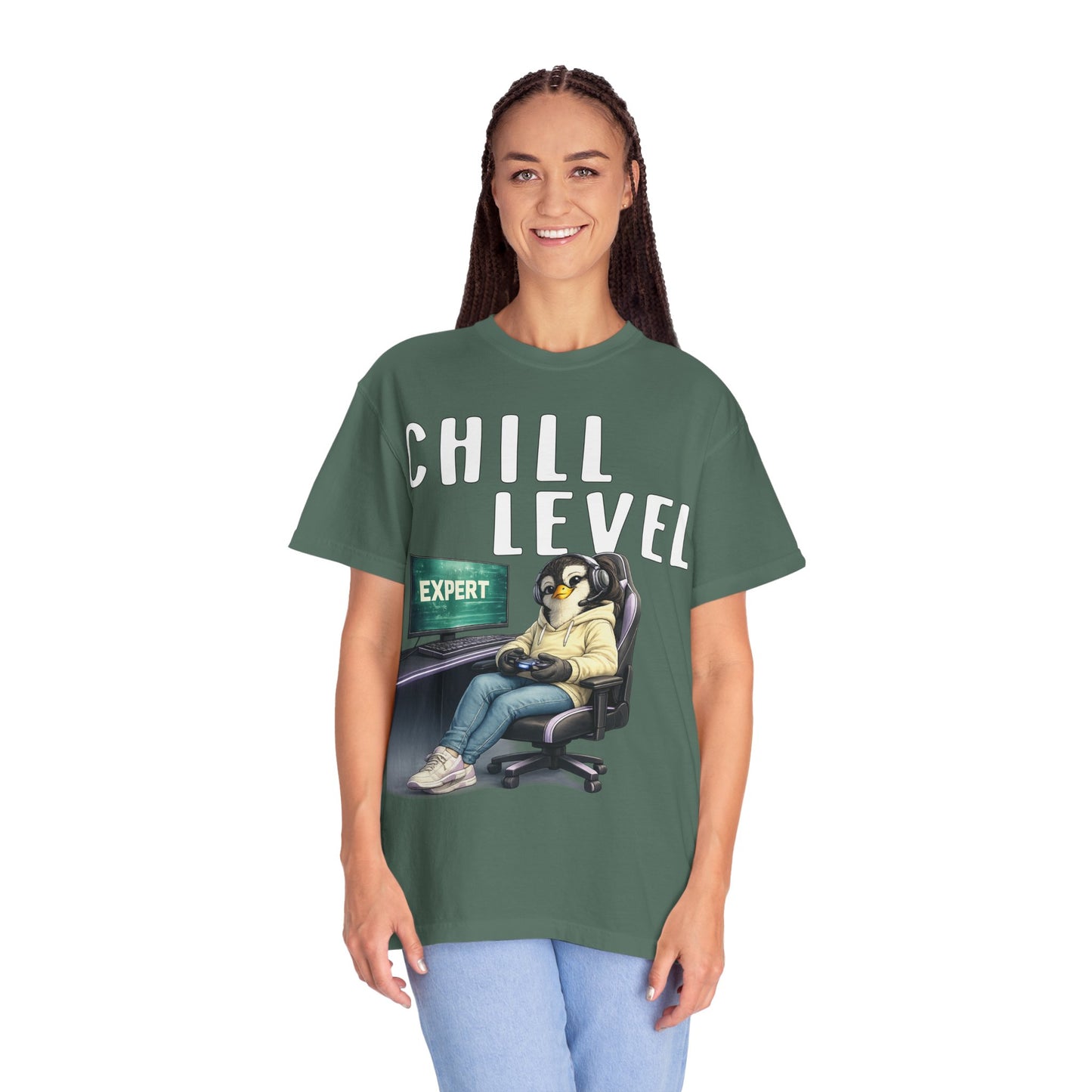 Chill Level Expert Girl T-shirt - Penguin Series