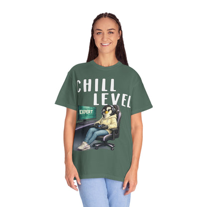 Chill Level Expert Girl T-shirt - Penguin Series