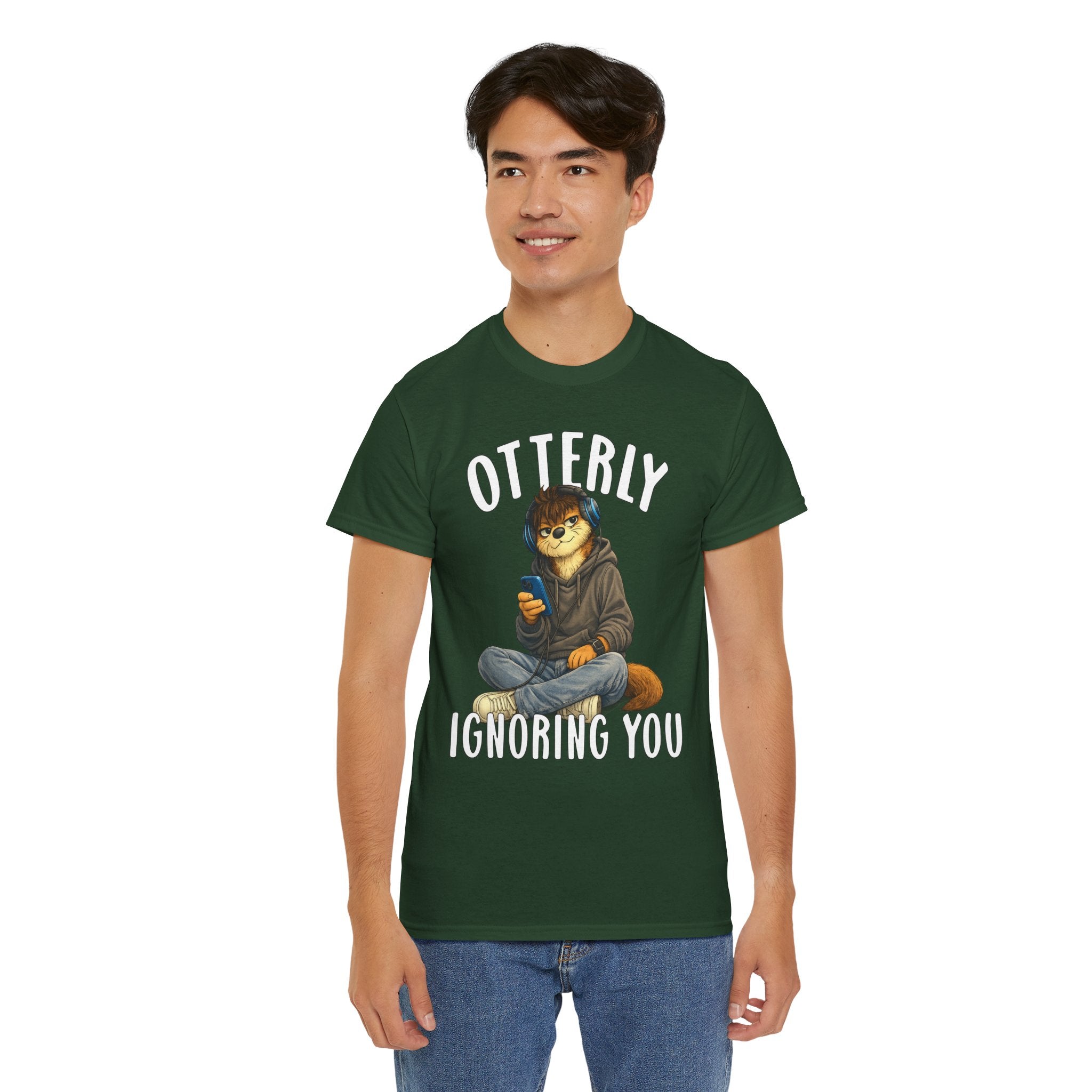 "Otterly Ignoring You" Teen Boy Tee - Otter Series
