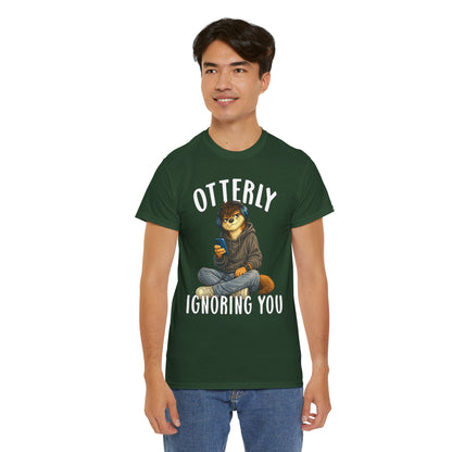 "Otterly Ignoring You" Teen Boy Tee - Otter Series