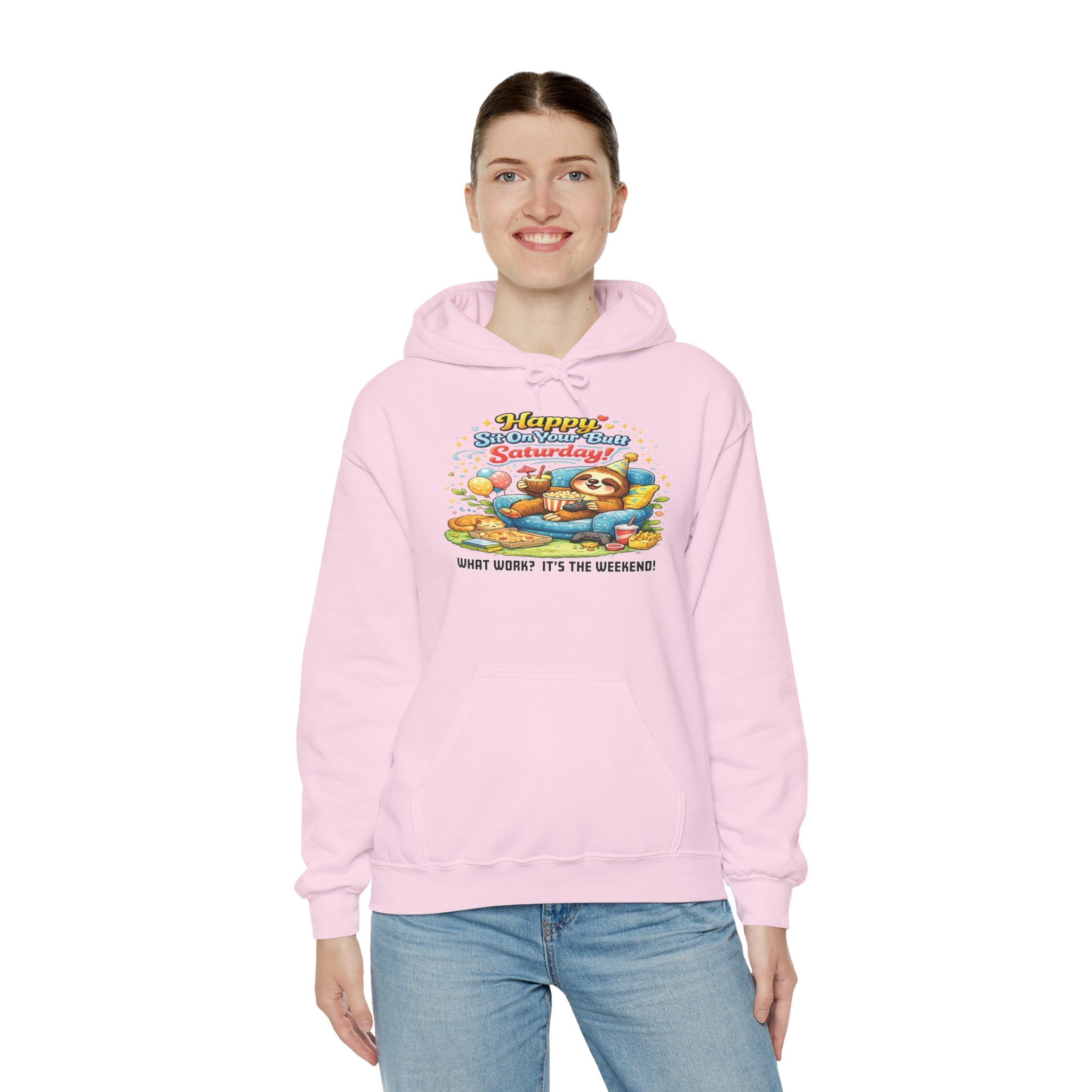 Saturday - Procrastination Sloth Series Hoodie