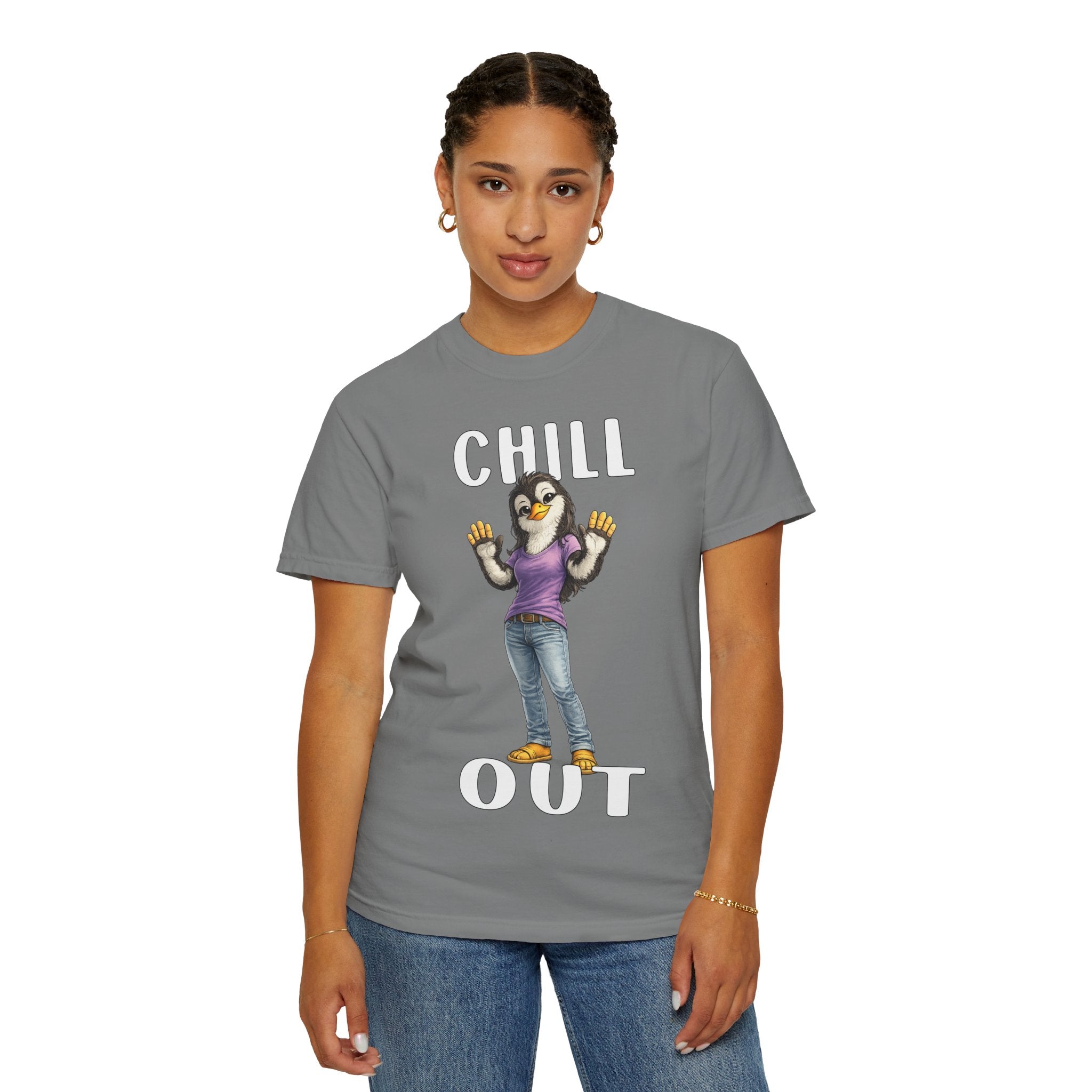 Chill Out Girl T-shirt - Penguin Series