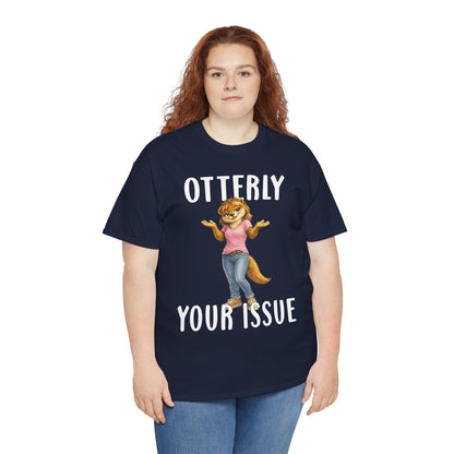 "Otterly Your Issue" Girl Tee - Otter Series