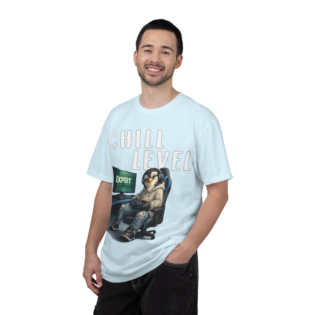 Chill Level Expert Boy T-shirt - Penguin Series