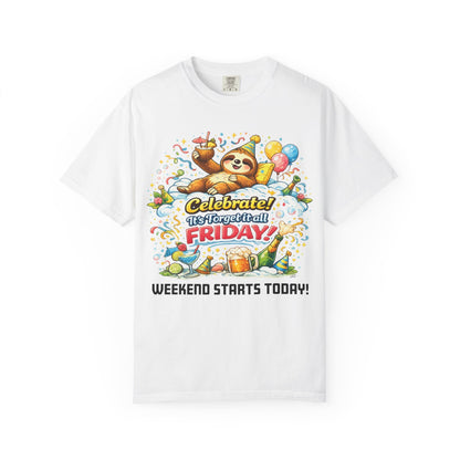 Friday - Procrastination Sloth Series T-shirt