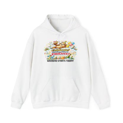 Friday - Procrastination Sloth Series Hoodie