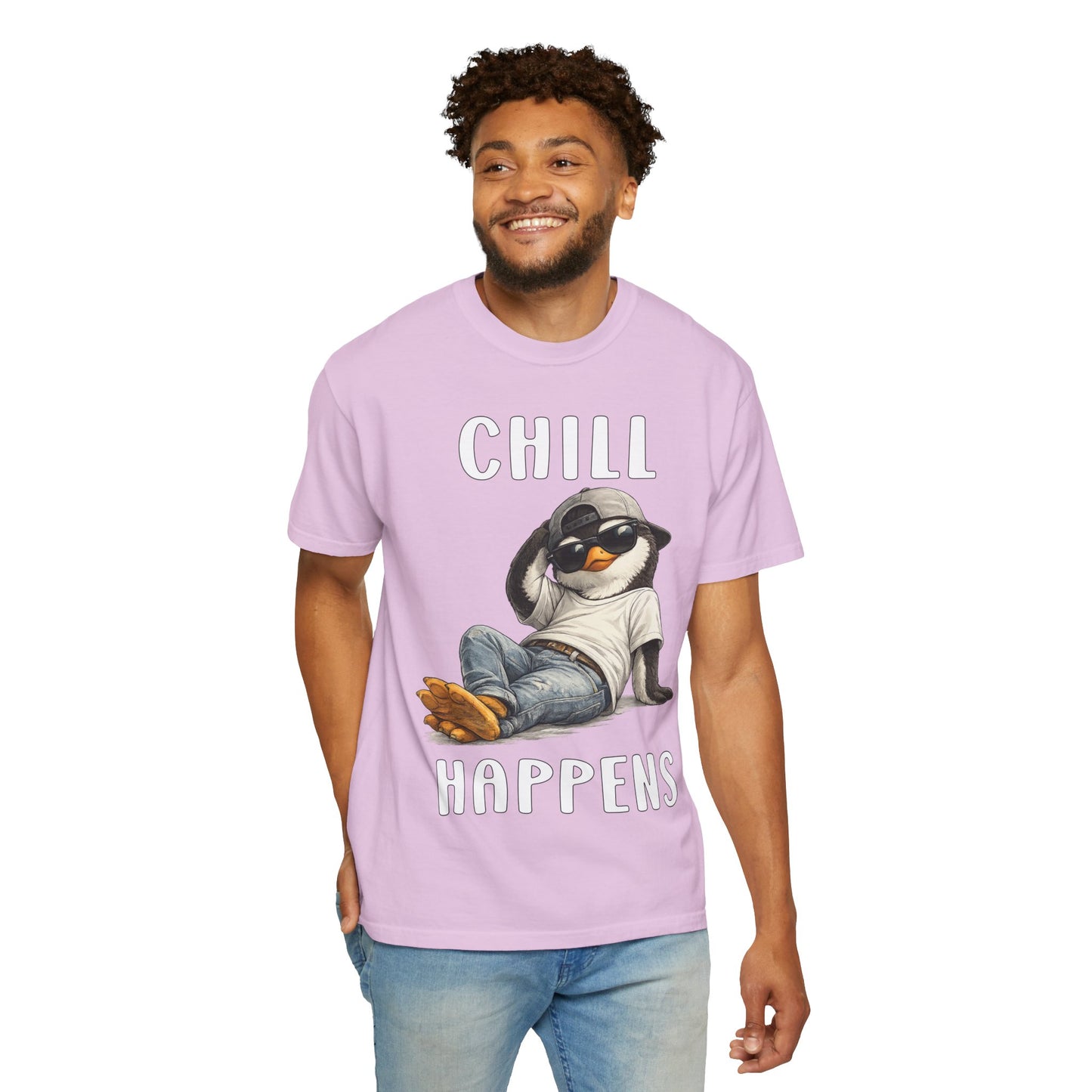 Chill Happens Boy T-shirt - Penguin Series