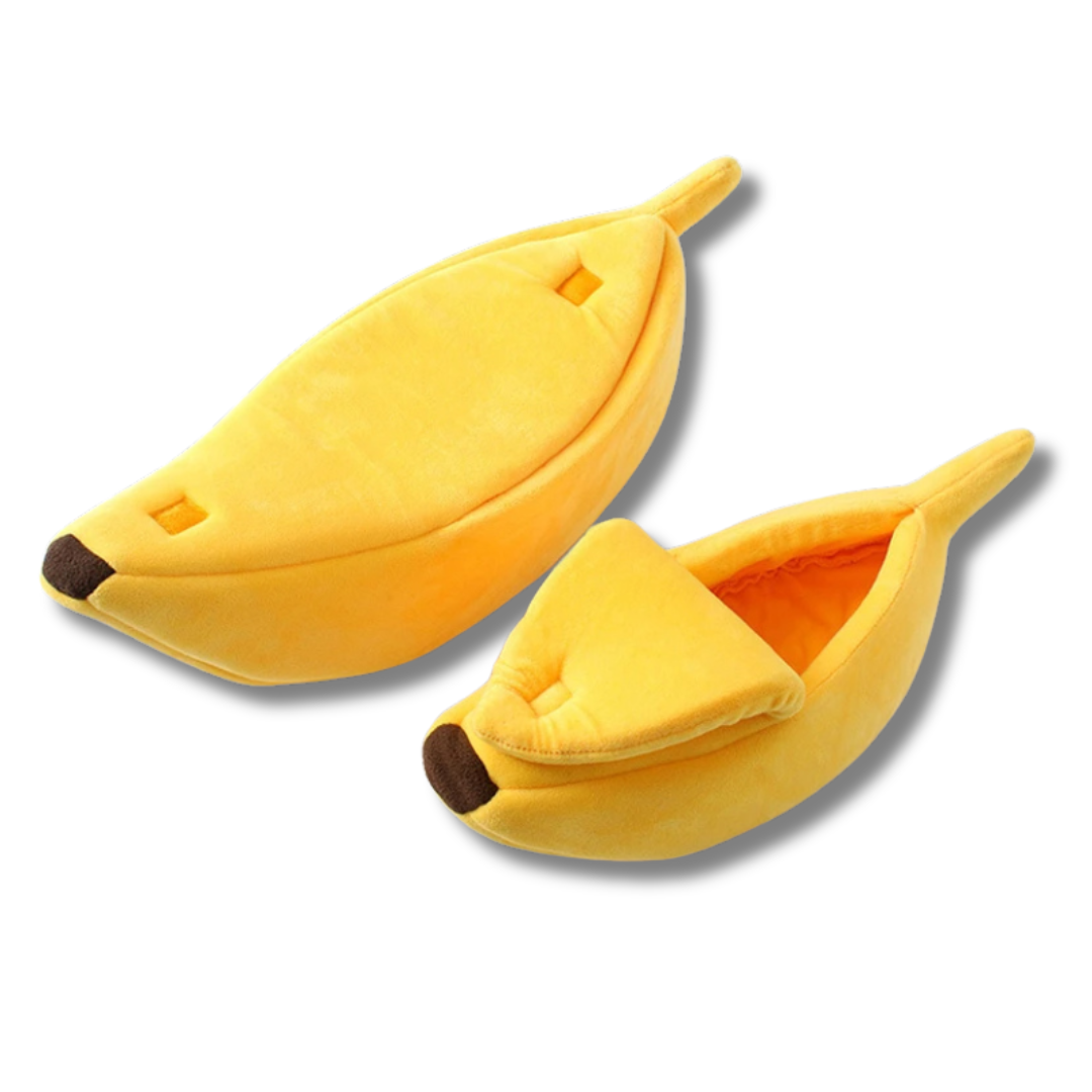 NinaNana® Cozy Banana Cat Bed