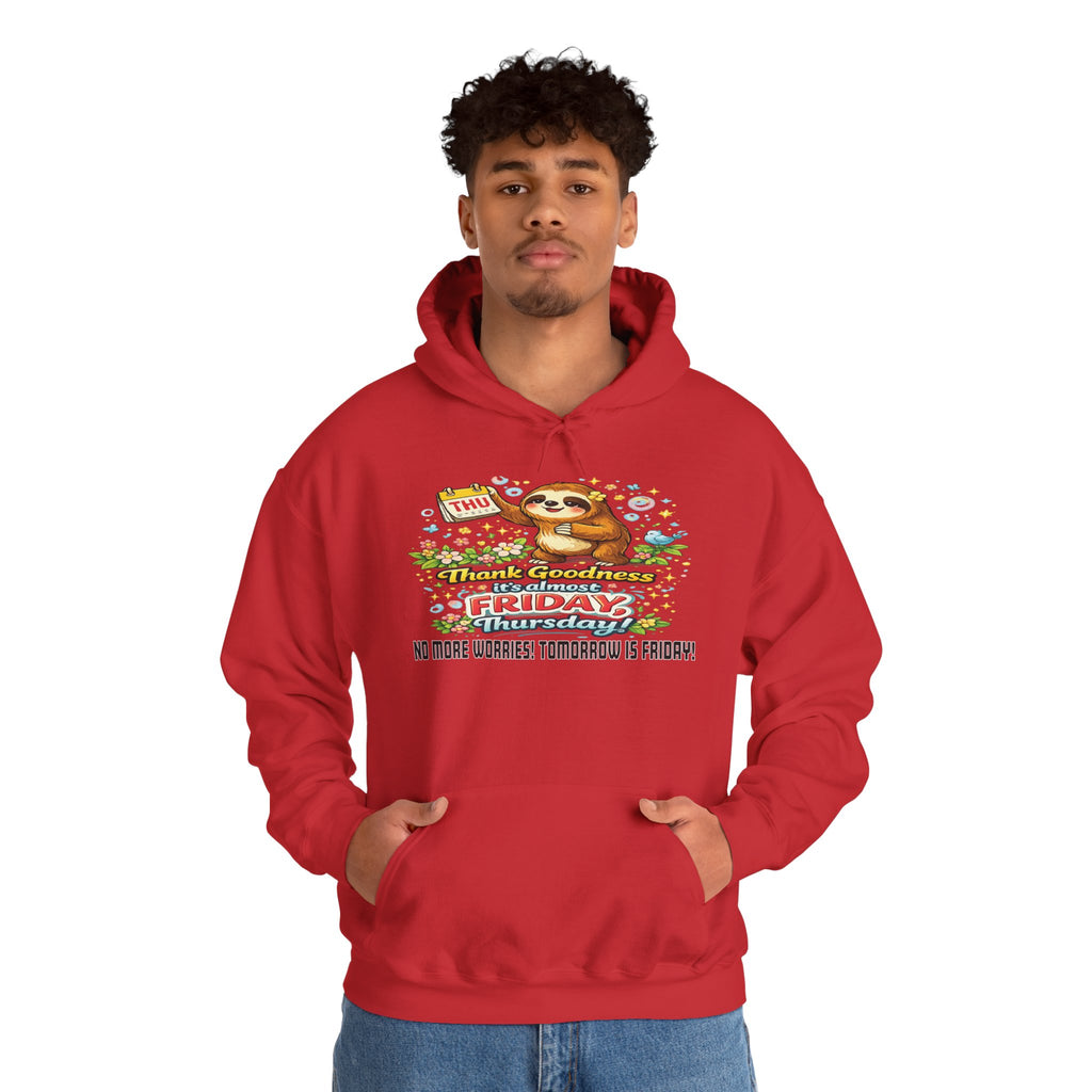 Thursday - Procrastination Sloth Series Hoodie